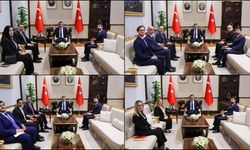 Cumhurbaşkanı Yardımcısı Yılmaz, 4 ülkenin büyükelçisini kabul etti