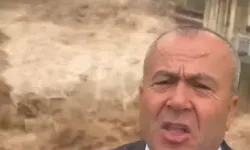 Sel Anında Takım Elbiseli Açıklama Yapan Muhtara Tepkiler Gecikmedi!