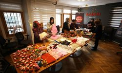 Elazığ'da kadınlar Gazze'ye destek için birlikte üretiyor