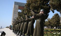 Gelibolu Yarımadası'nda Çanakkale Deniz Zaferi törenlerinin provası yapıldı