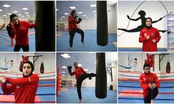 Kick boks dünya şampiyonu Korkmaz, Brezilya'da da zirveye odaklandı