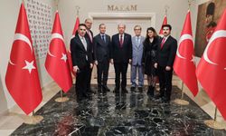 KKTC'nin 5. Cumhurbaşkanı Ersin Tatar'dan Tarsus Kaymakamı Akyüz'e ziyaret