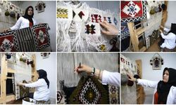 Sarız kilimini yaşatmak için 38 yıldır tezgah başında