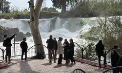 Tarsus Şelalesi'ne yağış sonrası ziyaretçi akını