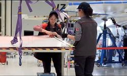 Türk kadınından Milli Muharip Uçak KAAN'a imza