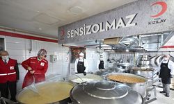 Türk Kızılayın ihtiyaç sahiplerine sıcak yemek desteği ramazanda da sürüyor