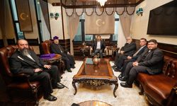 Türkiye Ermenileri Patriği Maşalyan'dan Hatay Valisi Mustafa Masatlı'ya ziyaret