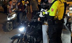 Adana'da denetimlerde 5 motosiklet trafikten men edildi