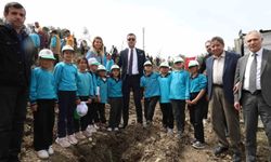 Akdam'da 1000 fidan toprakla buluştu