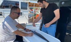Antalya'da nadir görülen okyanus kökenli 'wahoo' balığı yakalandı