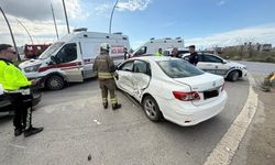 Arsuz'da trafik kazası: 1 yaralı