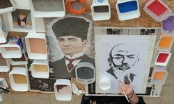 Atık mermerleri sanat eserine dönüştürüyor