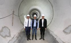 Başkan Öntürk, Türkiye'nin en büyük atık su tüneli projesini inceledi