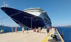 Bodrum'a 'Marella Discovery' kruvaziyeriyle 1752 turist geldi