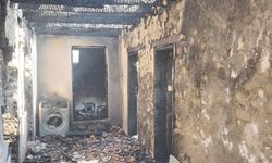 Burdur'da çıkan yangında ev kullanılmaz hale geldi