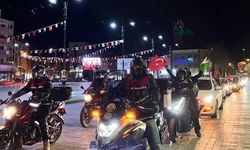 Burdur'da Gazze'ye destek için araç konvoyu oluşturuldu