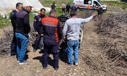 Burdur'da traktörün şaftına ayağı sıkışan kadın yaralandı