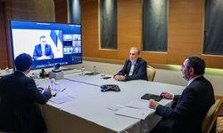 Cumhurbaşkanı Yardımcısı Yılmaz, Hürmüz Boğazı'na ilişkin çevrim içi toplantıya katıldı: