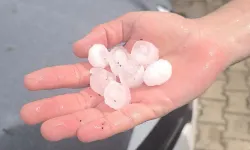 Hatay’da Ceviz Büyüklüğünde Dolu Yağışı Korkuttu!