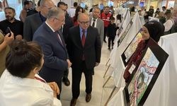 Erdemli'de 23 Nisan Ulusal Egemenlik ve Çocuk Bayramı dolayısıyla resim sergisi açıldı