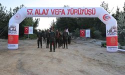 Gelibolu Yarımadası'nda 57. Alay Vefa Yürüyüşü