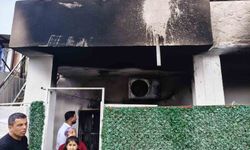 Klima patladı, evde yangın çıktı