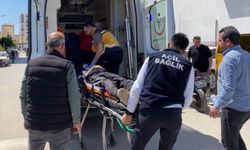 Motosikletten düşen sürücü yaralandı