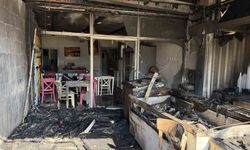 Serik'te balıkçı dükkanı çıkan yangında kullanılamaz hale geldi
