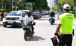 Adana'da trafik uygulamasında 274 motosiklet sürücüsüne para cezası verildi