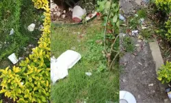 Topluma Örnek Olması Gereken Hatay Adliyesi'nde Çöp ve İzmarit Tepkisi
