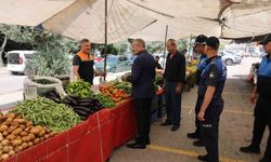 Akdeniz zabıtasından pazarlarda sıkı denetim