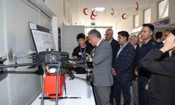 Aksu Uçak Bakım Lisesi'nde bilim fuarı açıldı