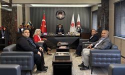 Anamur Gazeteciler Cemiyeti yönetimi Başsavcı Tanju Çatlı'yı ziyaret etti