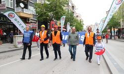 Antalya ve çevre illerde 1 Mayıs Emek ve Dayanışma Günü kutlandı