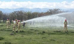 Burdur'da yangın tatbikatı yapıldı