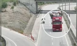 Hatay'da kuralları hiçe sayan sürücüler dron kamerasına yakalandı