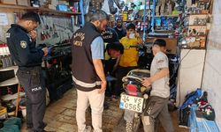 Hatay'da motosiklet tamirhaneleri denetlendi