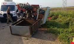 Hatay'da tırla çarpışan traktörün sürücüsü yaralandı