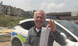 İlk kez ceza yiyen sürücü 4 bin TL'lik hız cezası için polis ekiplerini tebrik etti