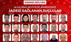 Kırmızı bültenle aranan 27, ulusal seviyede aranan 21 suçlu ülkeye getirildi