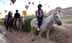 Kurban Bayramı tatilinde Kapadokya'da yerli turist yoğunluğu yaşanıyor