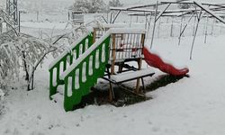 Mersin'de mayısta kar yağışı etkili oldu, yaylalar beyaza büründü