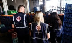 Mersin'de Toptancı ve Sebze Meyve Hal Kompleksi'nde denetim yapıldı