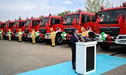 Orman yangınlarıyla mücadelede yeni araçlar görev yerlerine uğurlandı