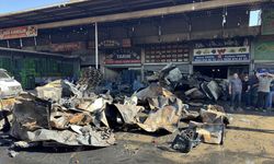 Adana'da hal kompleksinde çıkan yangın söndürüldü