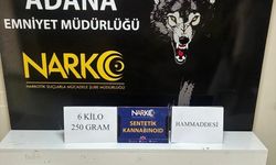 Adana'da otomobilde 6 kilo 250 gram sentetik uyuşturucu ele geçirildi
