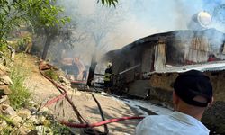 Adana'da yayla evinde çıkan yangın ormanlık alana sıçramadan söndürüldü