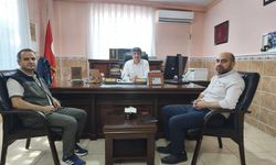 Anamur Orman İşletme Müdürü Yıldırım'dan İlçe Müftüsü Fidan'a ziyaret