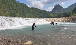 Antalya'da çayda akıntıya kapılan kişi kayboldu