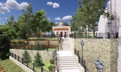 Atay Uslu, Vahib-i Ümmi Türbesi'ndeki restorasyon çalışmalarını inceledi